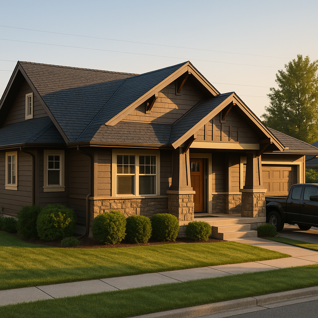 House image that exemplifies our commitment to quality roofing